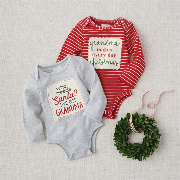 Mudpie Christmas Grandma Crawler - Necessities Boutique