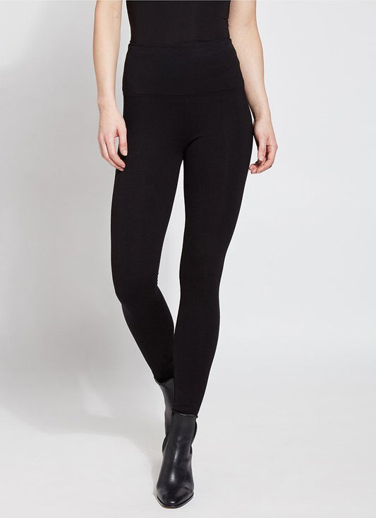 Lysse Black Center Seam Leggings - Necessities Boutique