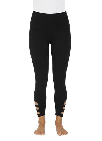 Lysse' Slashed Hem Legging - Necessities Boutique