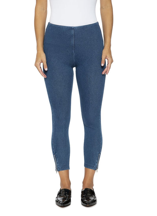 Lysse' Mini Zip Denim - Necessities Boutique
