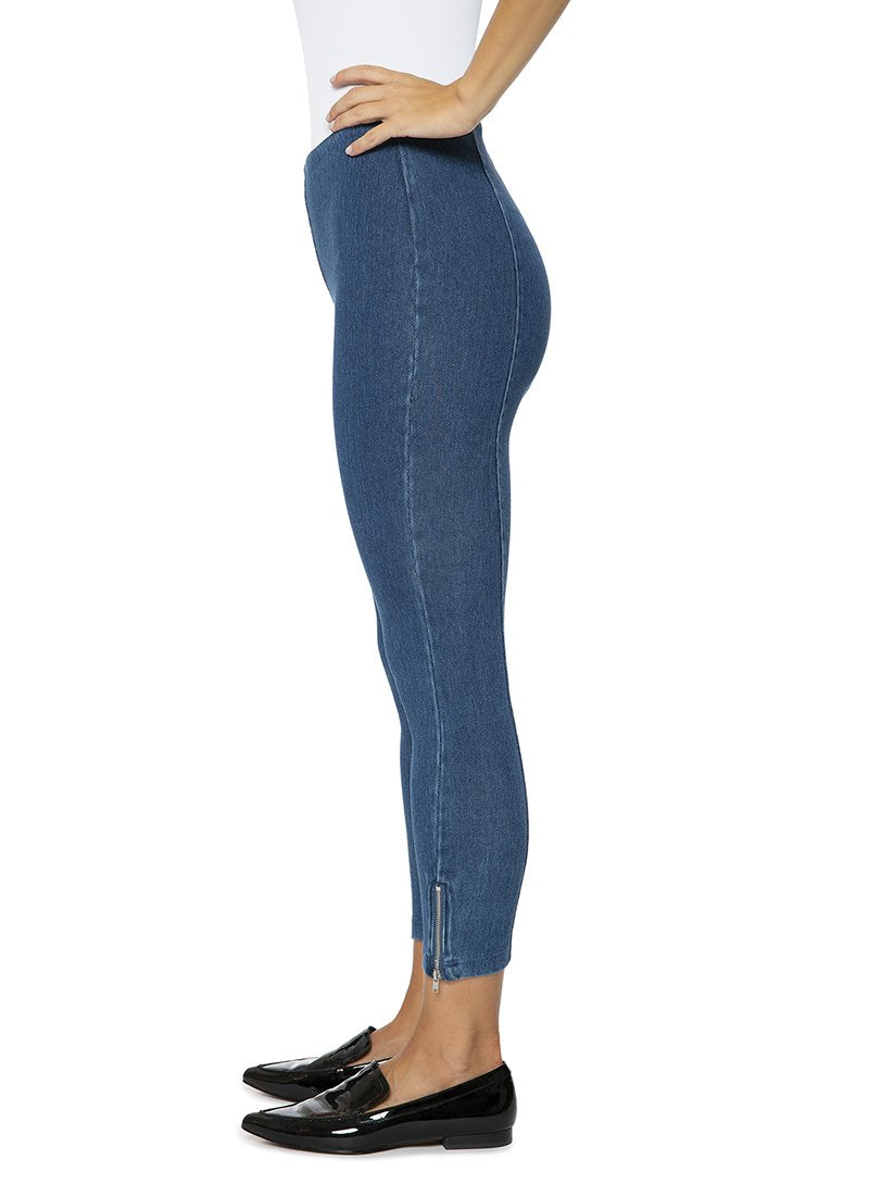Lysse' Mini Zip Denim - Necessities Boutique