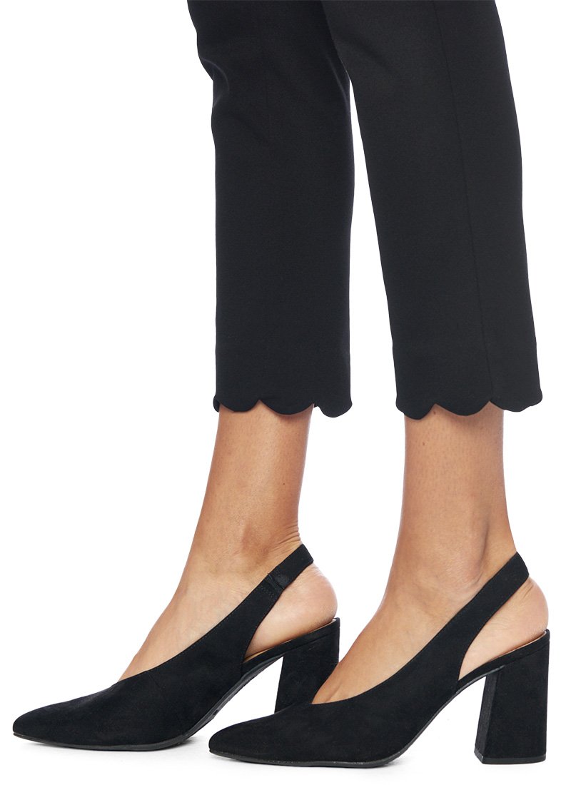 Lysse' Scallop Low Rise Tate Ankle - Necessities Boutique