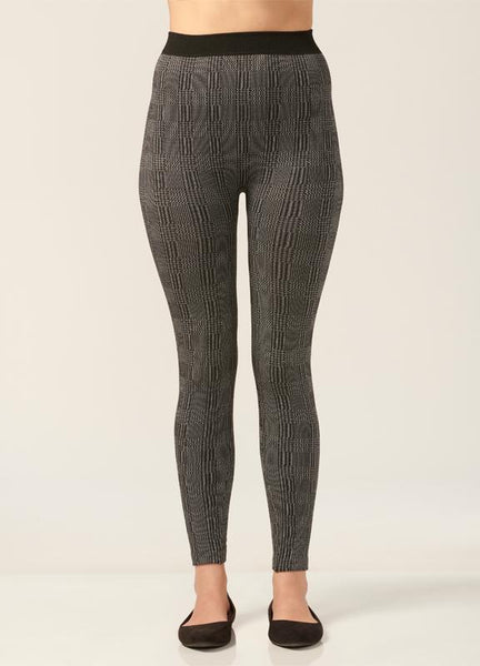 Charlie Paige Printed Fleece Lined Leggings - Necessities Boutique