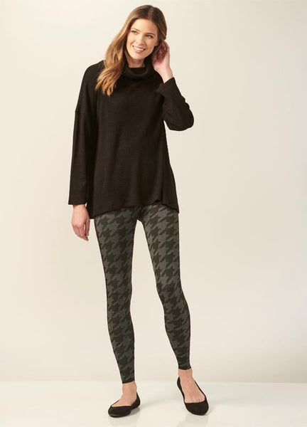 Charlie Paige Printed Fleece Lined Leggings - Necessities Boutique