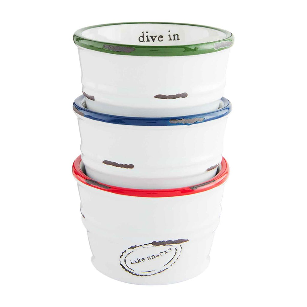 Mud Pie Lake Ramekin Cup Set - Necessities Boutique