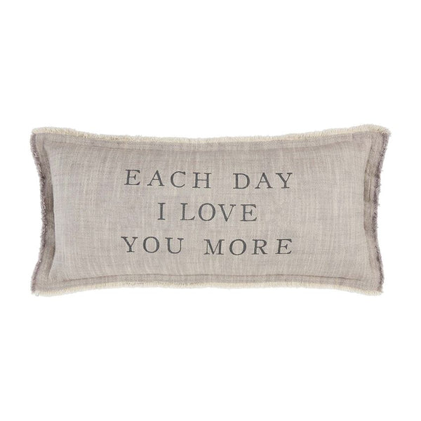 Mudpie Each Day Love Pillow - Necessities Boutique
