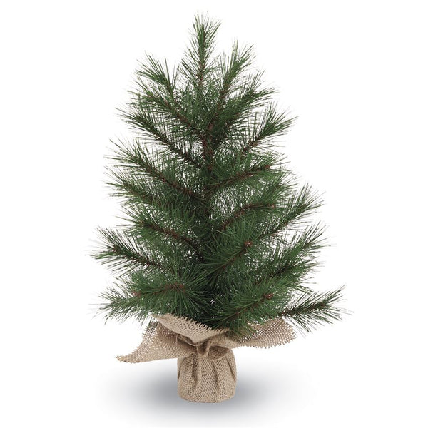 Mudpie Decorative Burlap Wrapped Faux Pine Trees - Necessities Boutique