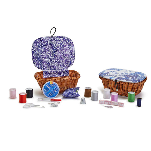 Two's Company Chinoserie Sewing Kit Baskets - Necessities Boutique