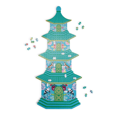Two's Company Hampton Pagoda 500+ Pc Puzzle - Necessities Boutique