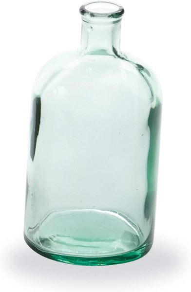 Mudpie Small Clear Bottleneck Vase - Necessities Boutique