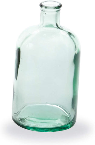 Mudpie Small Clear Bottleneck Vase - Necessities Boutique