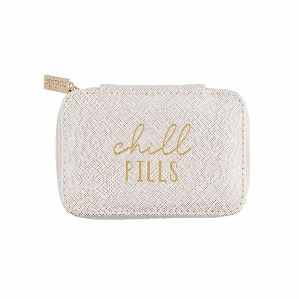 Mudpie Faux Leather Pill Box - Necessities Boutique