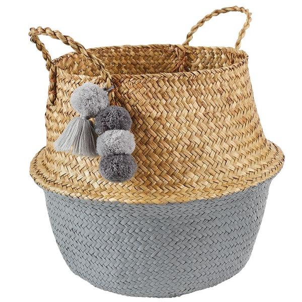 Mudpie Collapsible Seagrass Baskets - Necessities Boutique