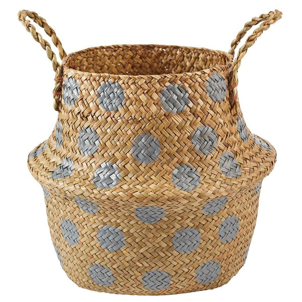 Mudpie Collapsible Seagrass Baskets - Necessities Boutique