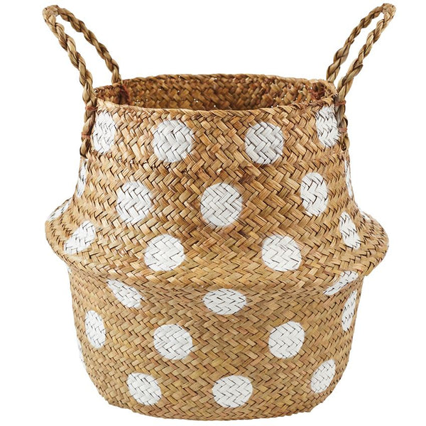 Mudpie Collapsible Seagrass Baskets - Necessities Boutique