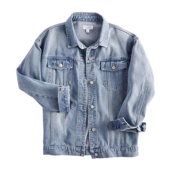 Mudpie Shaw Boyfriend Denim Jacket - Necessities Boutique