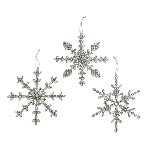 Two's Company Rhinestone Snowflake Decor - Necessities Boutique