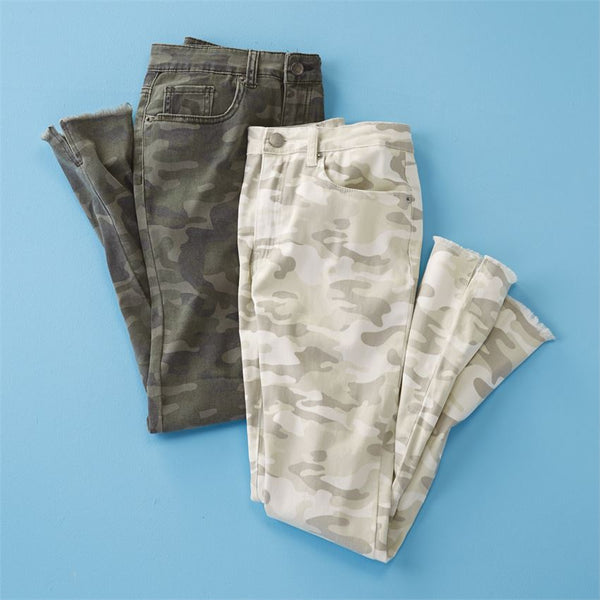 Mudpie Rory Camo Jeans - Necessities Boutique