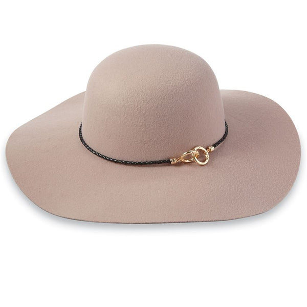 Mudpie Vale Wide Brim Link Hat - Necessities Boutique