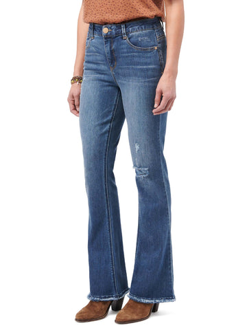 Democracy "Ab"solution® Blue High Rise Itty Bitty More Boot Jeans - Necessities Boutique