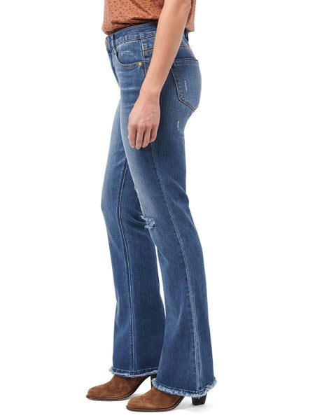Democracy "Ab"solution® Blue High Rise Itty Bitty More Boot Jeans - Necessities Boutique