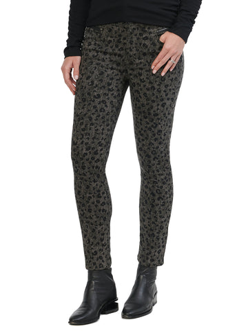 Democracy brand 28/12.5" "AB"Solution Animal Print High Rise Double Zip Ankle Jegging - Necessities Boutique