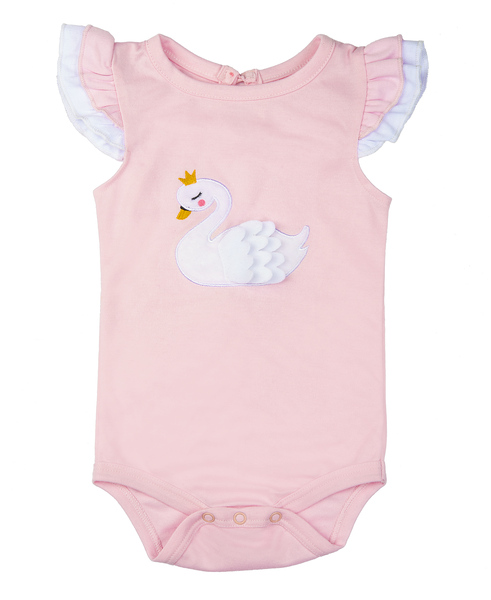 Ganz Baby Princess Swan Diaper Shirt - Necessities Boutique