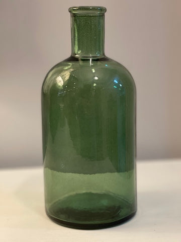 Mudpie Dark Green Bottleneck Vase - Necessities Boutique