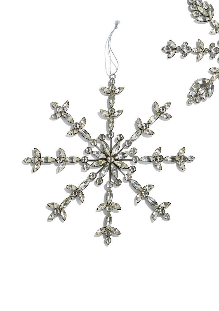 Two's Company Rhinestone Snowflake Decor - Necessities Boutique