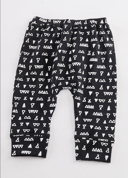 Cartwheels brand Black/White Print Haram Pants - Necessities Boutique