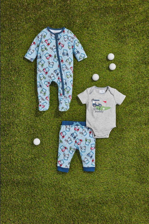 Mudpie Golf Buddy Bodysuit Set - Necessities Boutique