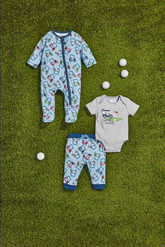 Mudpie Golf Buddy Bodysuit Set - Necessities Boutique