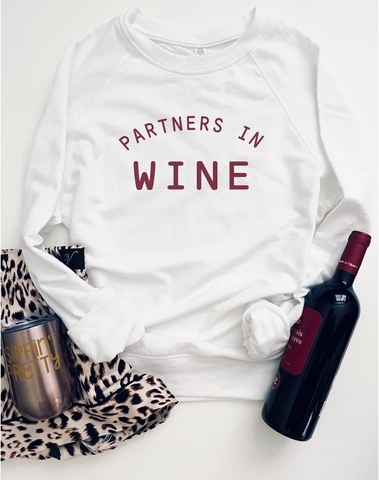 Costa Threads Partners In Wine Sweatshirt - Necessities Boutique