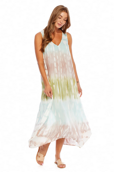 Mudpie Hyatt Tie Dye Maxi Dress - Necessities Boutique