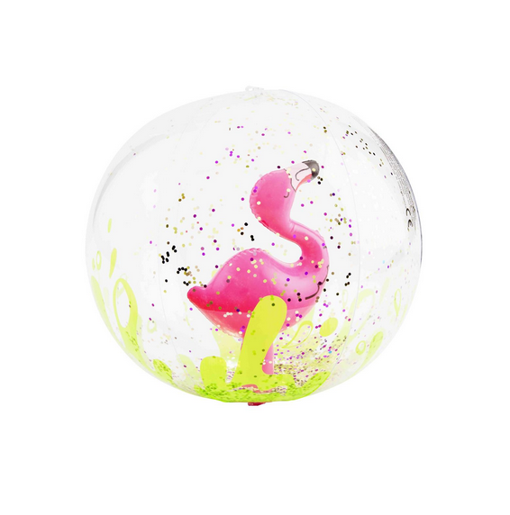 Mudpie Glitter Character Beach Ball - Necessities Boutique