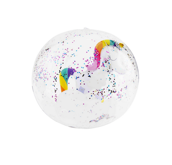 Mudpie Glitter Character Beach Ball - Necessities Boutique