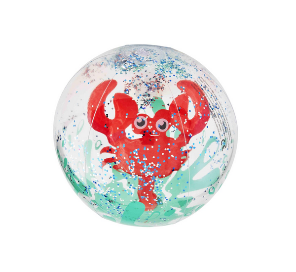 Mudpie Glitter Character Beach Ball - Necessities Boutique