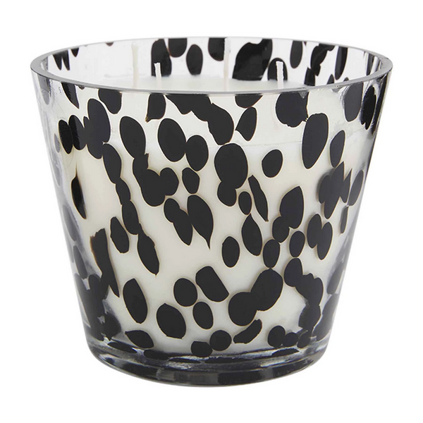 Mudpie White or Black Dot Candle - Necessities Boutique