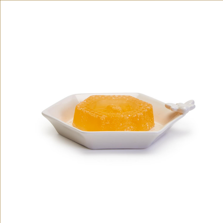Two's Company Bee Clean Honey Soap with Honeycomb Dish - Necessities Boutique