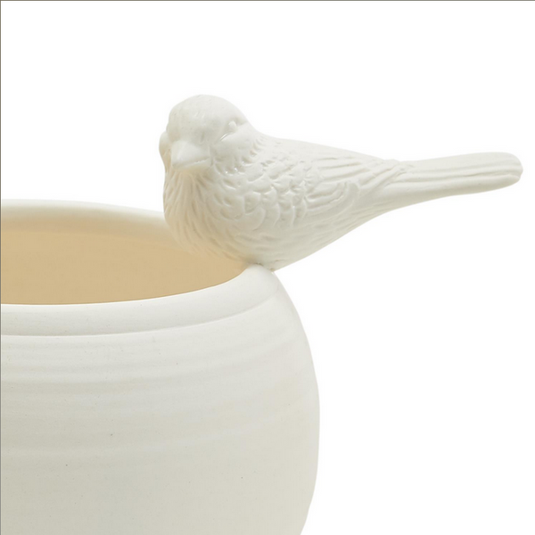 Two's Company Sitting Pretty Bird Vase - Necessities Boutique