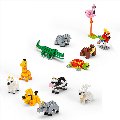 Two's Company Animal Tiny Building Blocks - Necessities Boutique