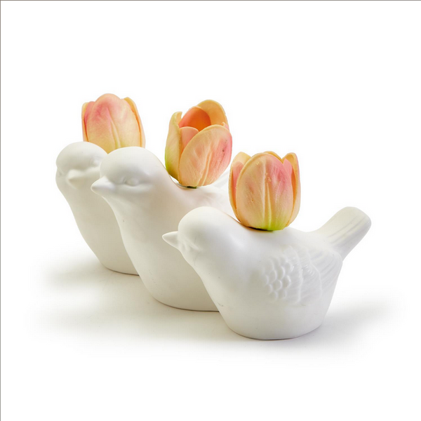 Two's Company Trio Bird Bud Vase - Necessities Boutique