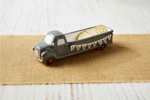 Mudpie Thankful Truck Cracker Dish - Necessities Boutique