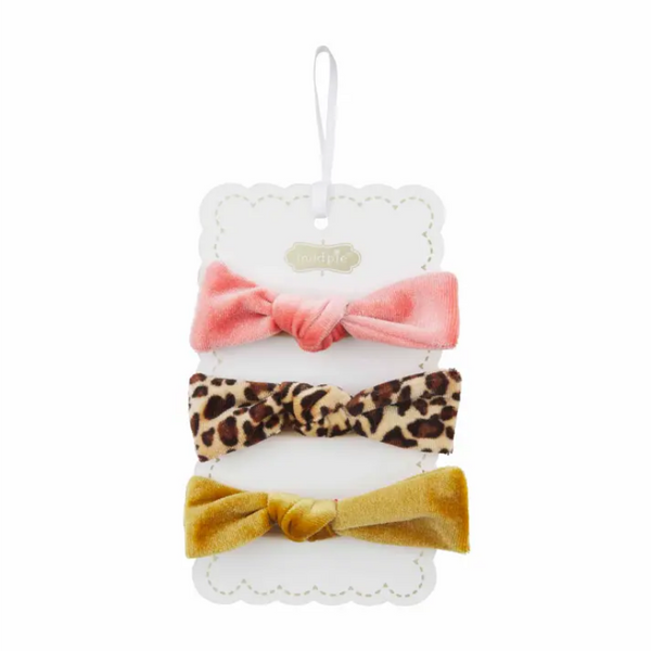 Mudpie Velvet Bow Headband Sets - Necessities Boutique