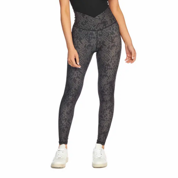 Mudpie Braxton Printed Crossover Leggings - Necessities Boutique