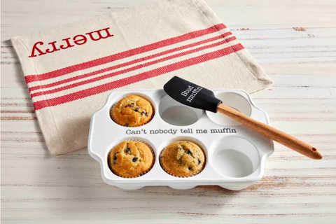 Mudpie Muffin Tray & Spatula Set - Necessities Boutique