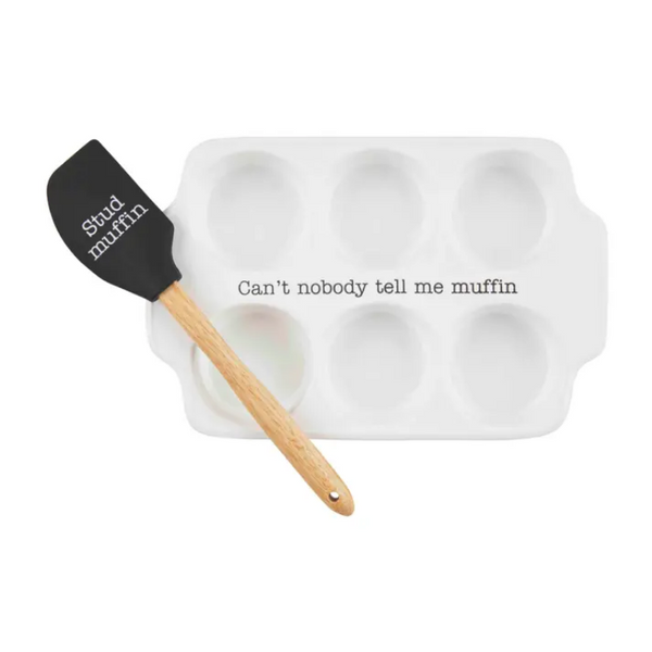 Mudpie Muffin Tray & Spatula Set - Necessities Boutique