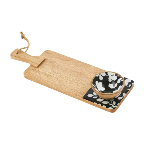 Mudpie Pine Hill Paddle Board & Dip Set - Necessities Boutique