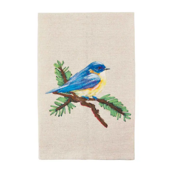 Mudpie Hand Painted Faux Linen Hand Towel - Necessities Boutique