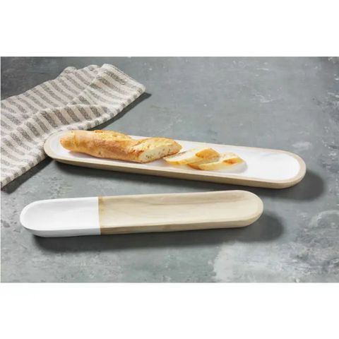 Mudpie Two-tone Skinny Serving Board Set - Necessities Boutique